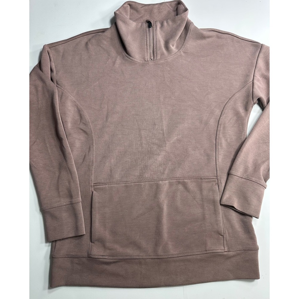Gaiam Womens Quarter Zip Pullover Thumbhole Activewear Size S